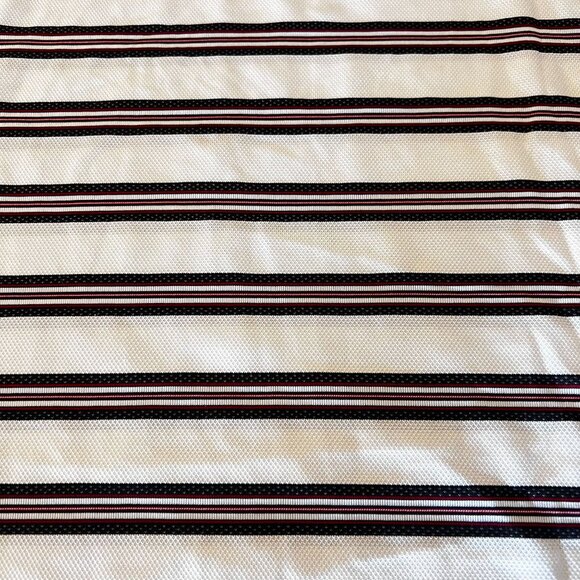 Adidas Climalite Mens White & Red Striped Polo Shirt Size L - Picture 9 of 9